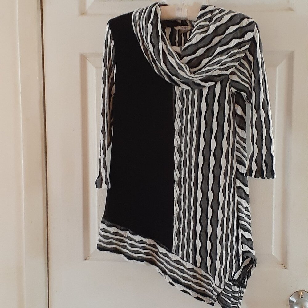 TanJay Asymmetrical Tunic, Size Medium